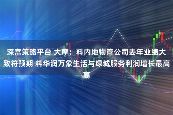深富策略平台 大摩：料内地物管公司去年业绩大致符预期 料华润万象生活与绿城服务利润增长最高