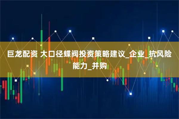 巨龙配资 大口径蝶阀投资策略建议_企业_抗风险能力_并购
